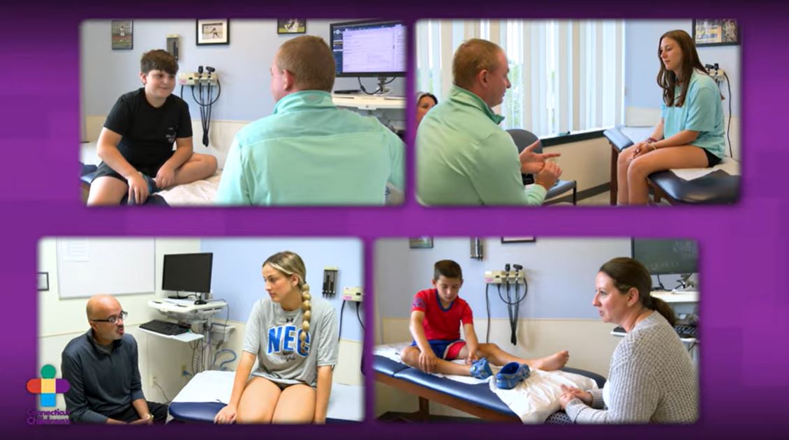 Screenshot of the Sports Medicine Video