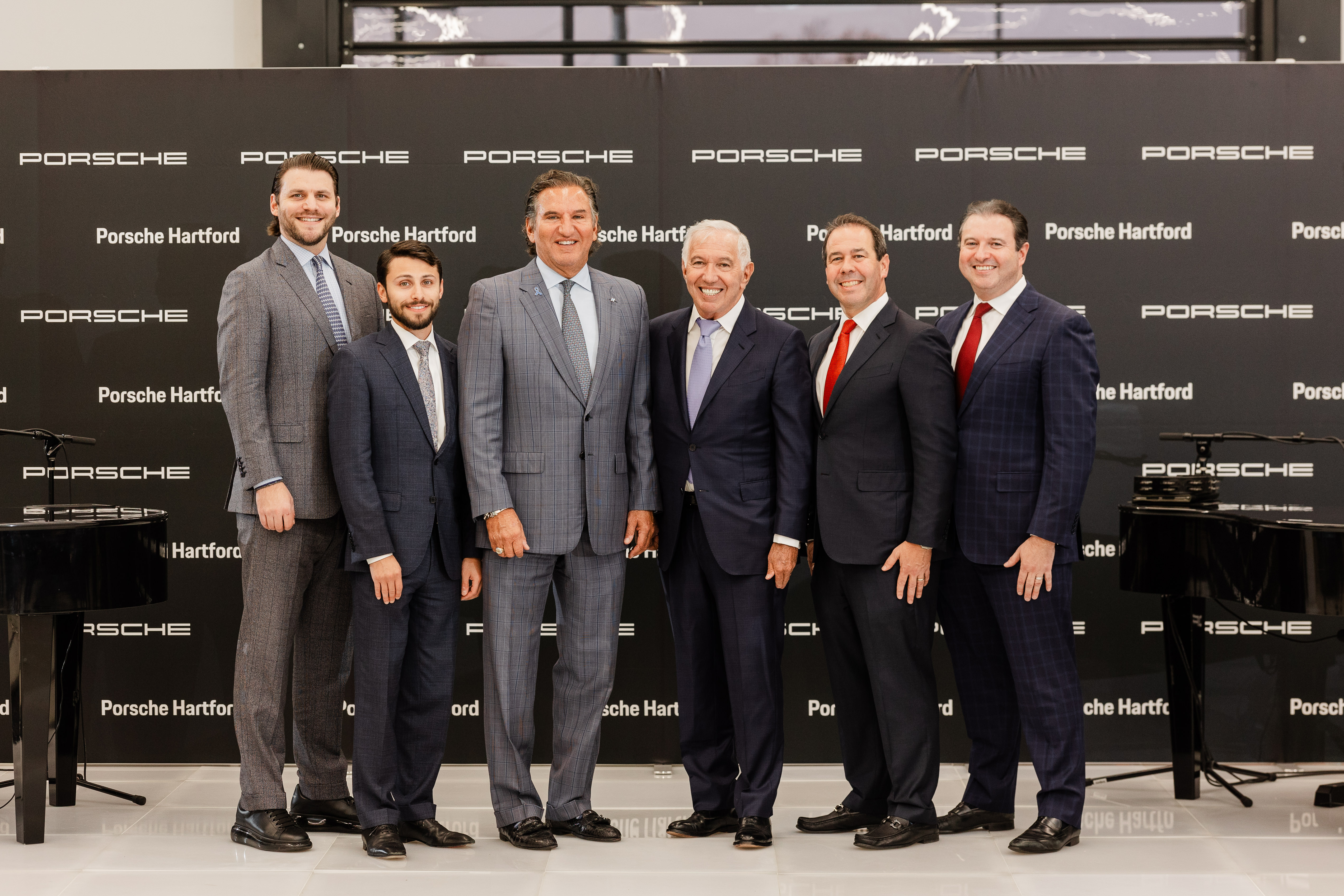 Jeffrey and Bradley Hoffman, Co-Chairmen, Hoffman Auto Group and Director Emeritus, Connecticut Children’s Corporate Board, family shot