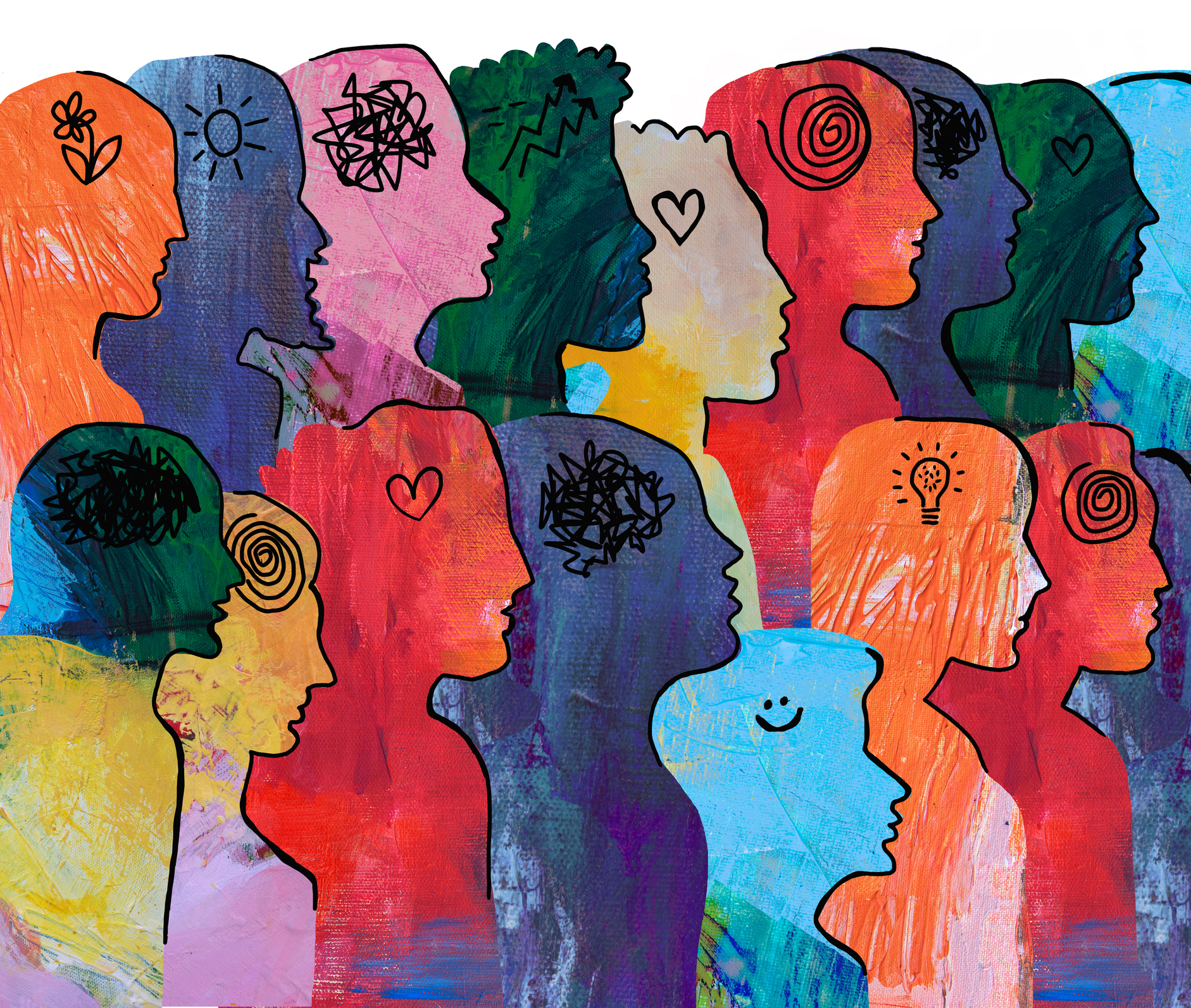 Artwork depicting mental health.