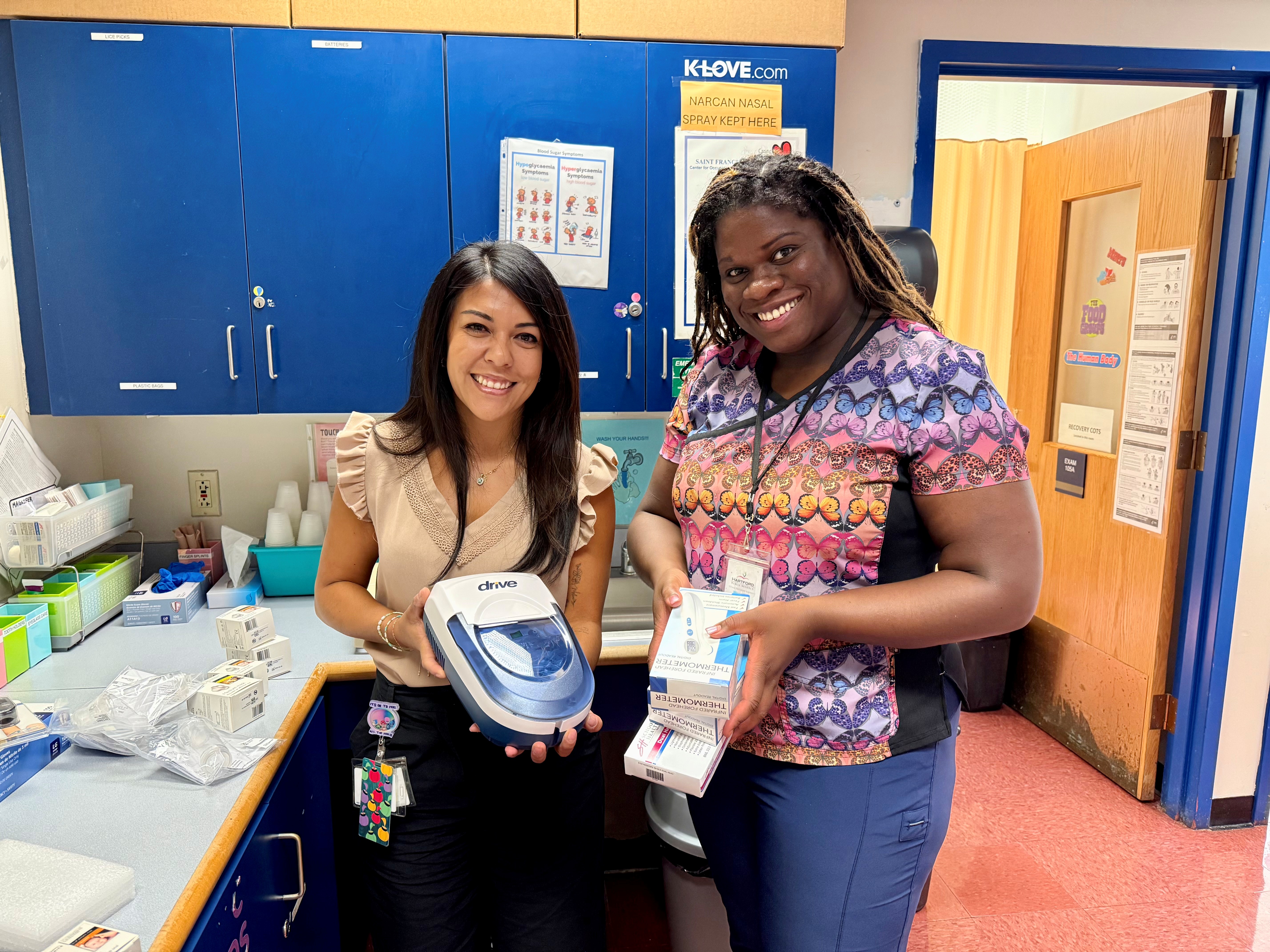 Easy Breathing for Schools and a WISH school nurse 