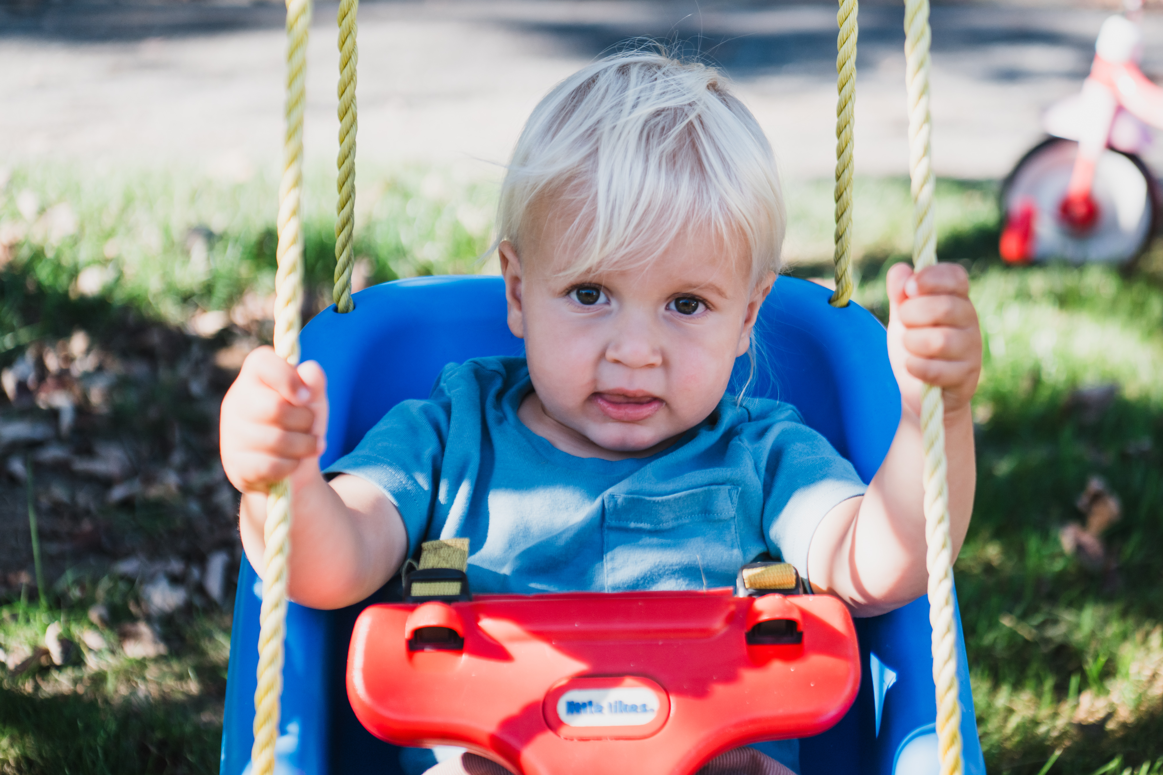 A patient diagnosed through the newborn screening program in his backyard.