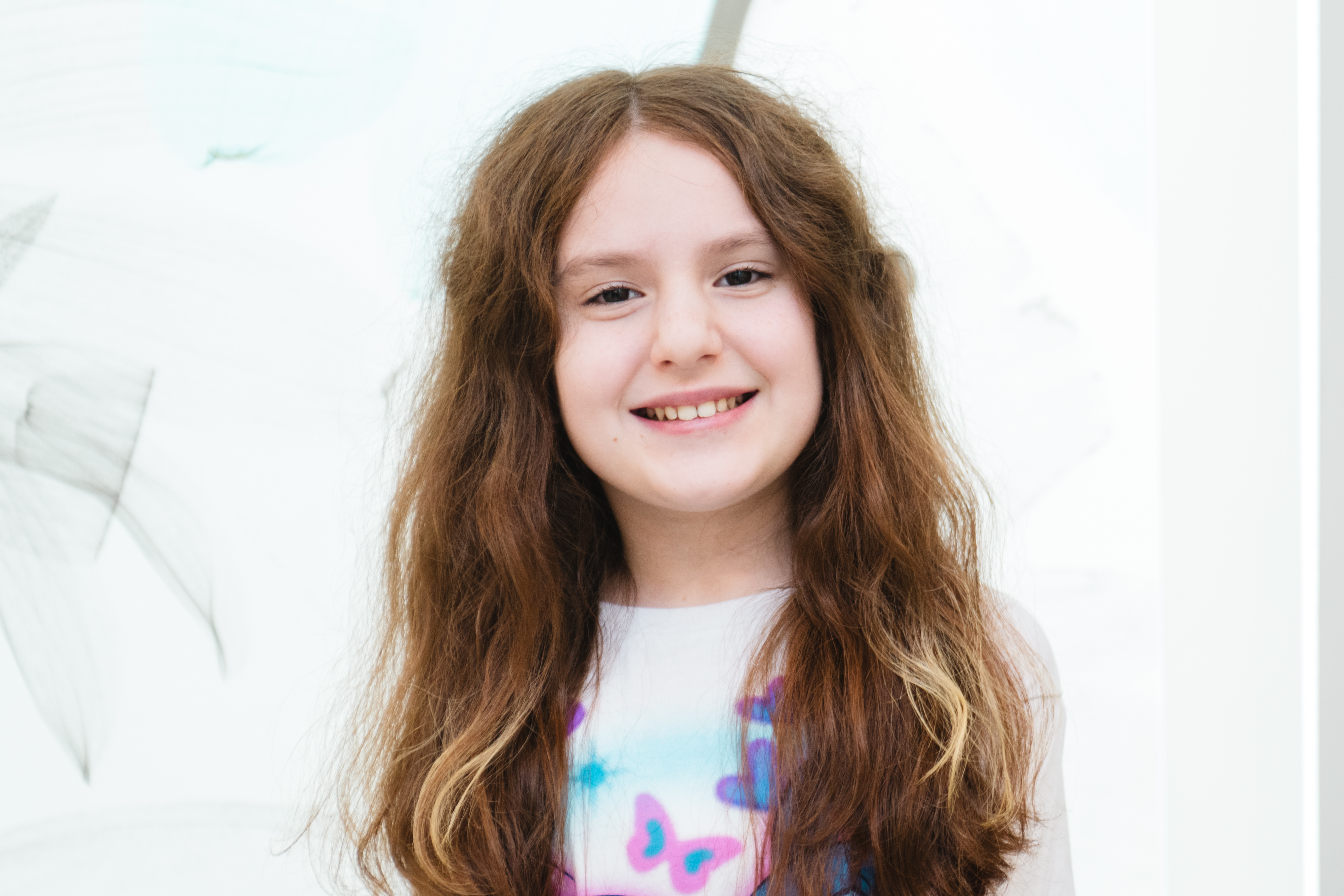 Amelia in Dr. Stelzer's spine clinic post-op