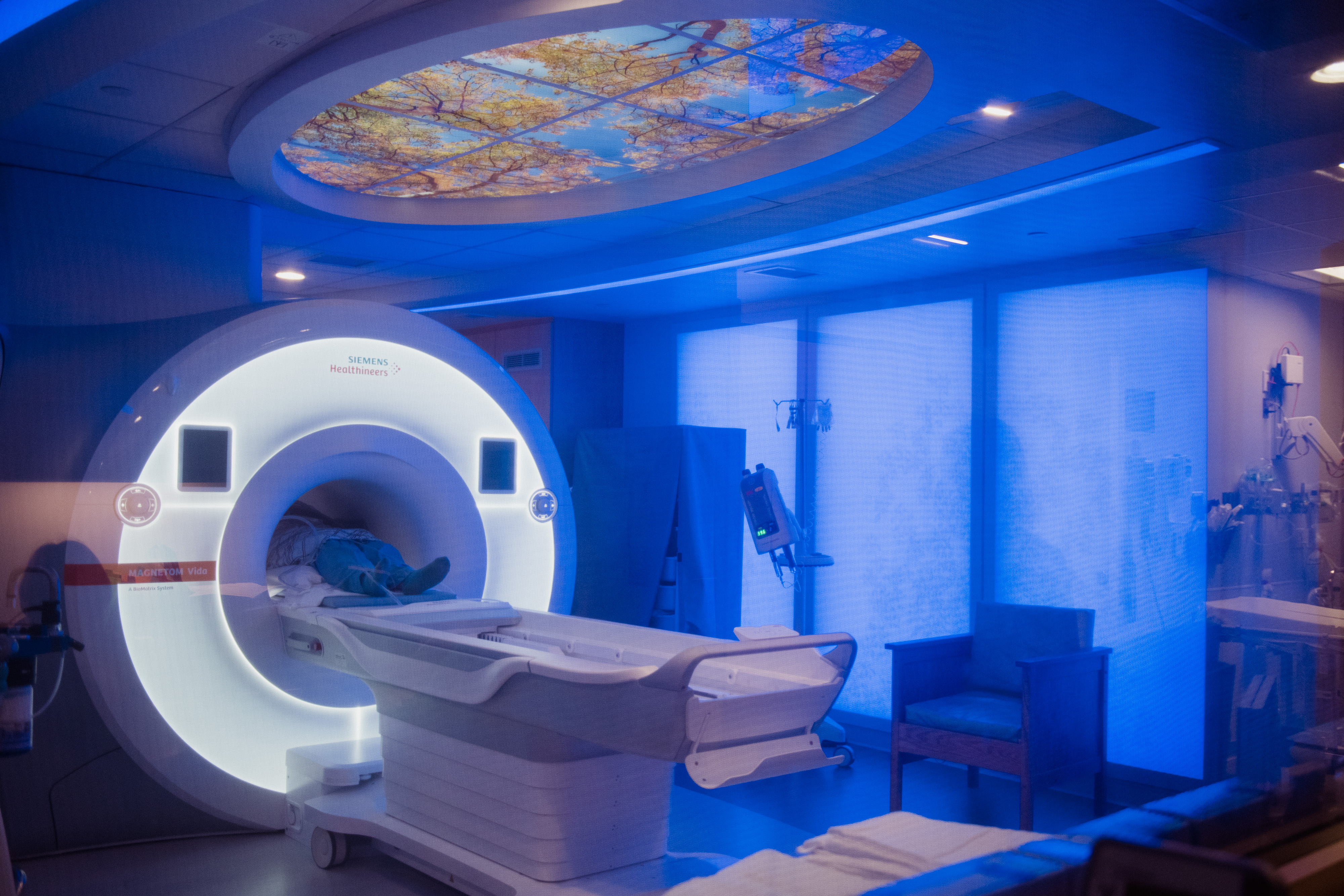 Patient in Radiology department
