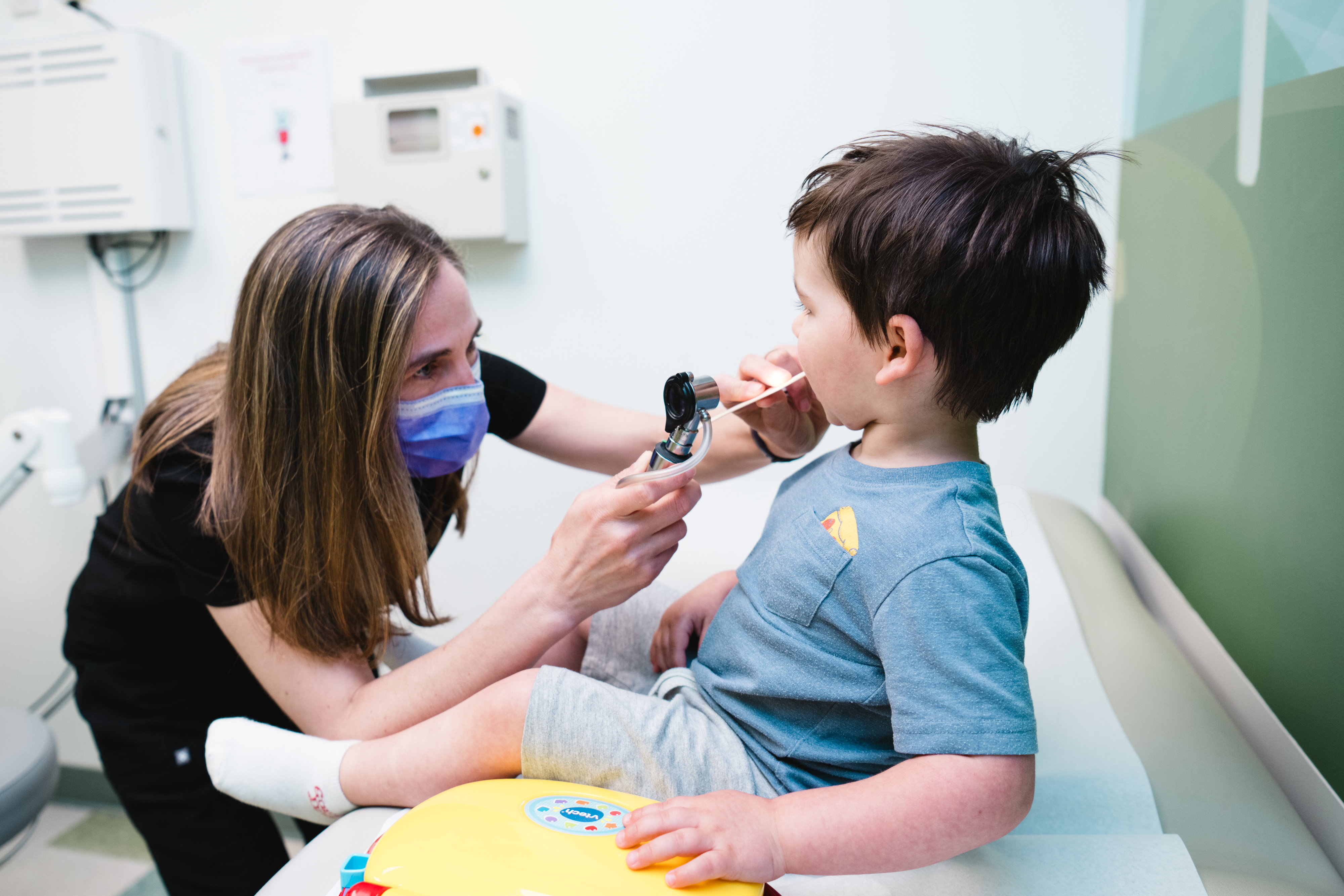 An ENT patient at the South Hadley Specialty Care clinic An ENT patient at the South Hadley Specialty Care clinic