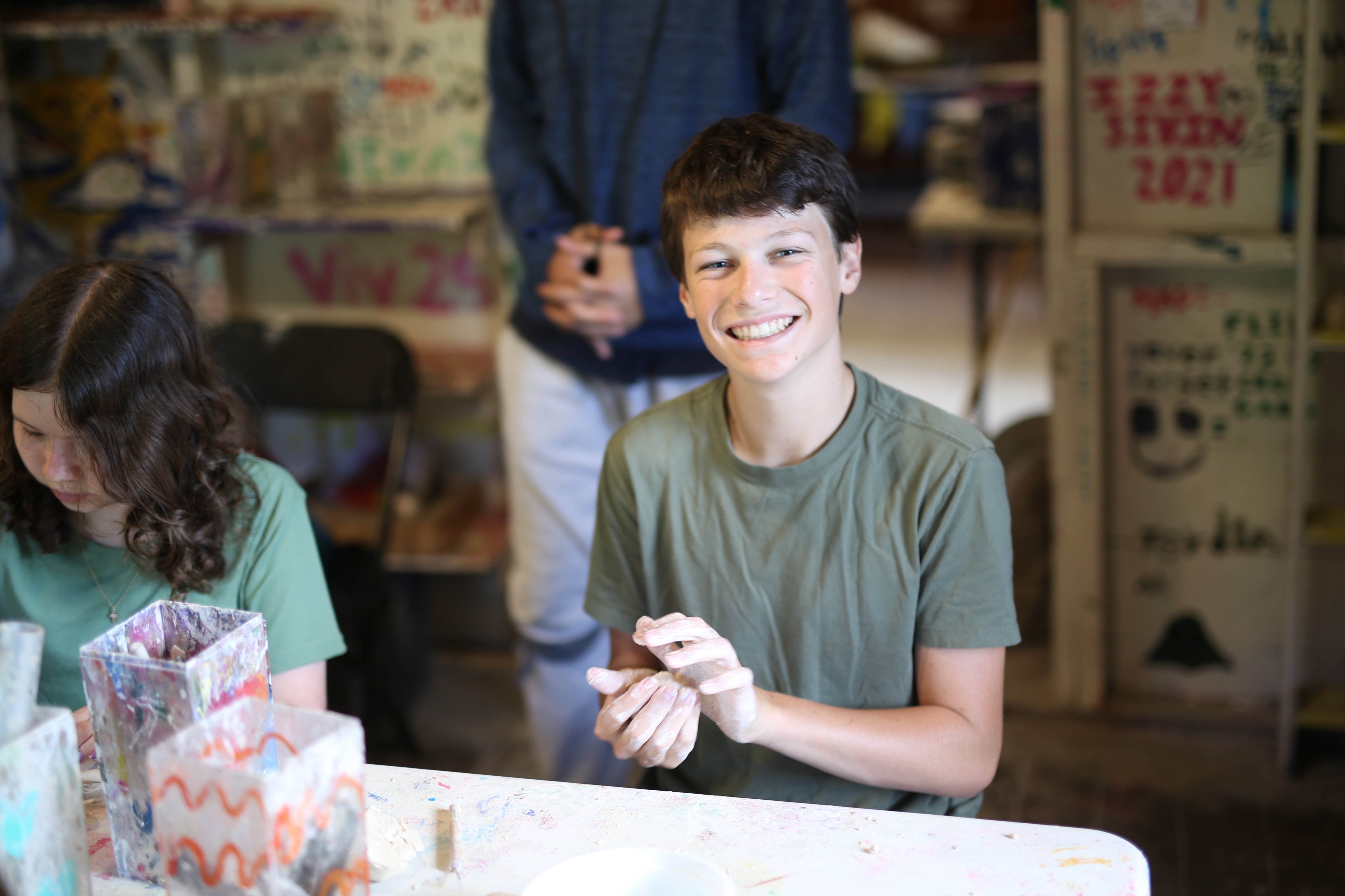 16 year old boy, happy