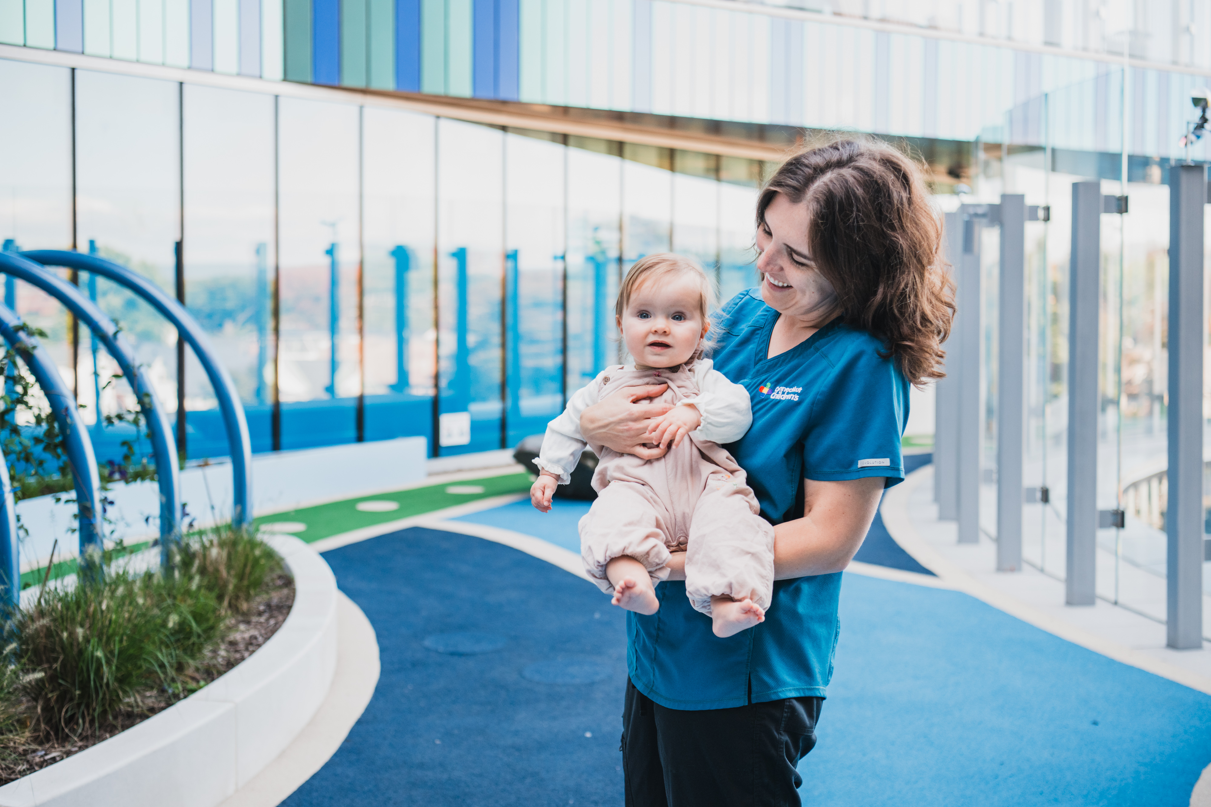 NICU grad, Anna, daughter of a Connecticut Children's nurse.