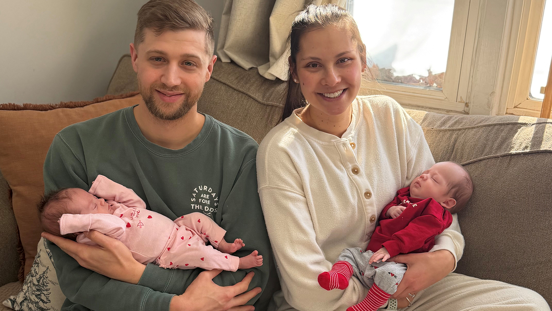 Patient family submitted photos for NICU patient story.