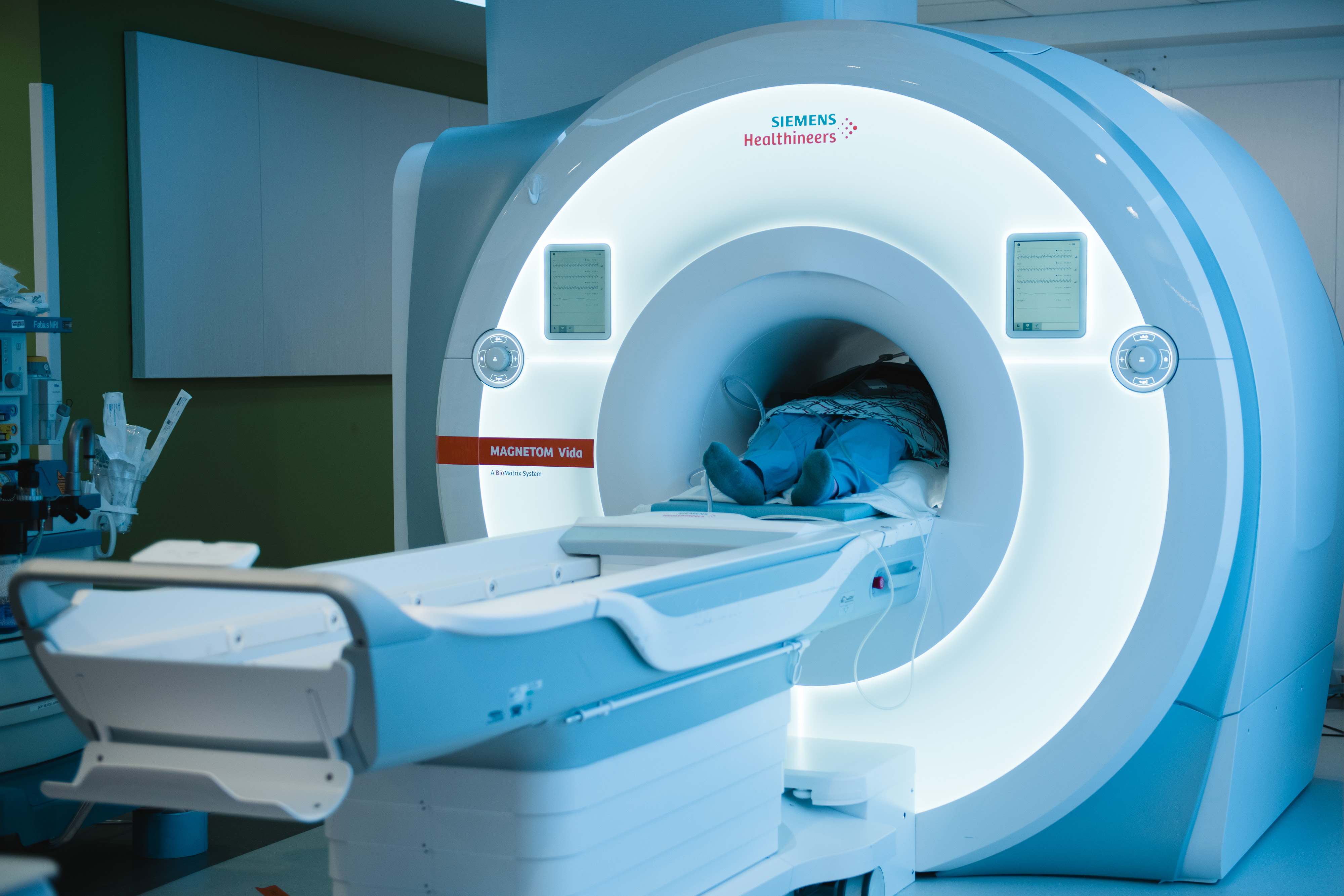 Patient in Radiology department