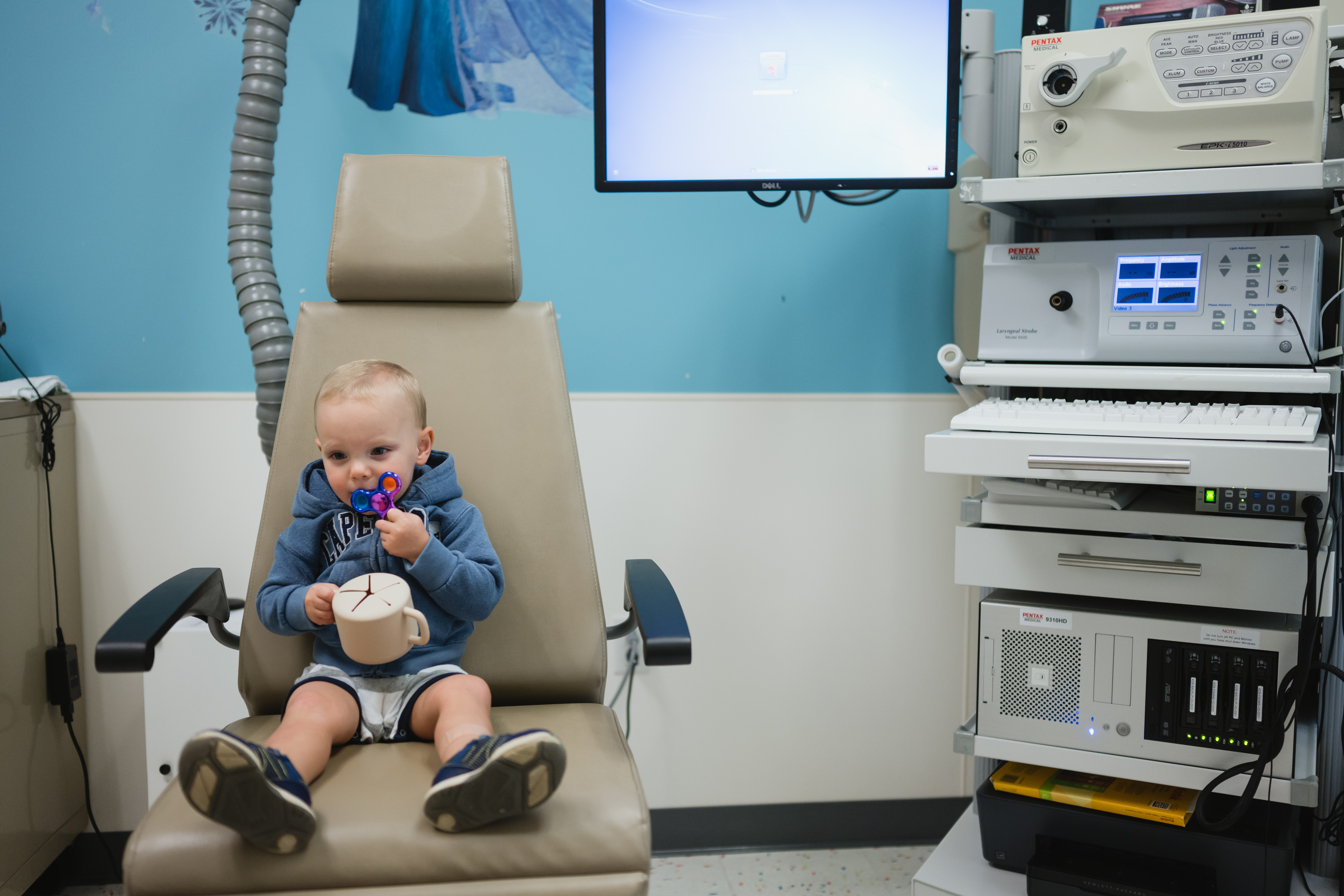 Patient family submitted photos for ENT patient story- Linus