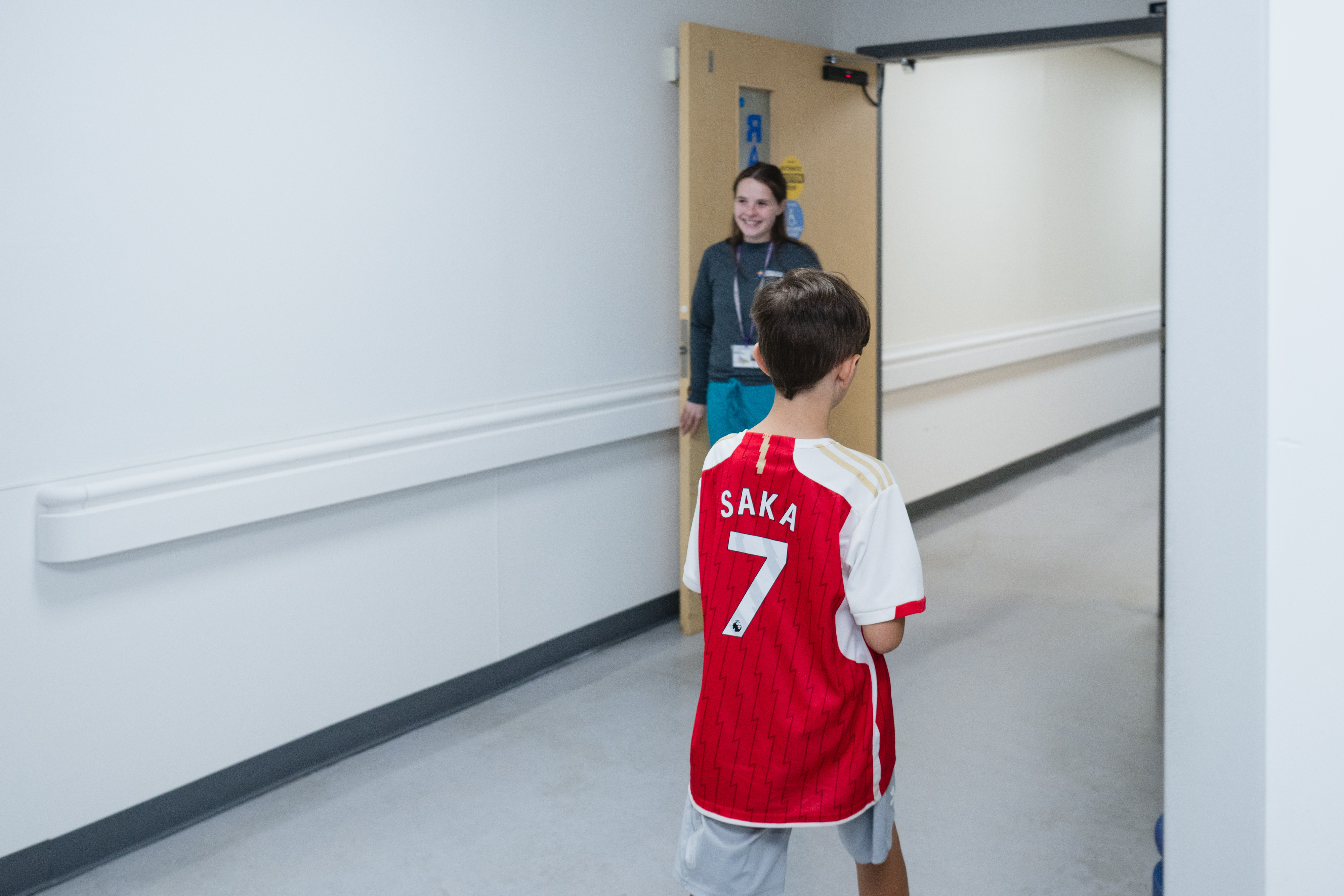 Patient and Provider with MRI Machine