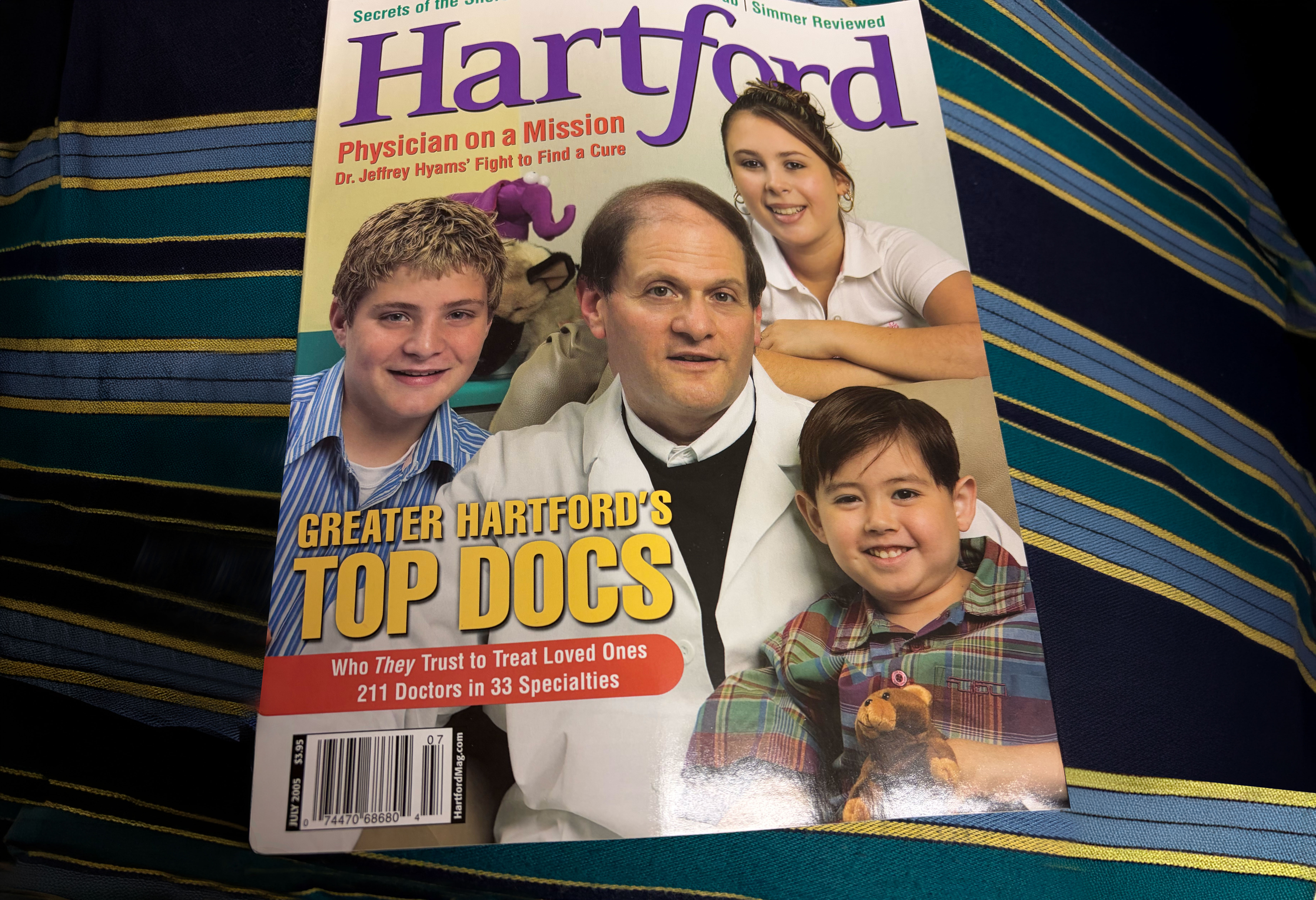 Dr. Hyams magazine cover