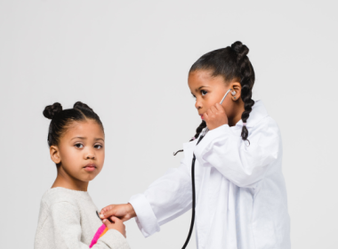 Kids playing Doctor
