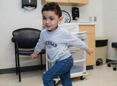Marcus in a doctors office