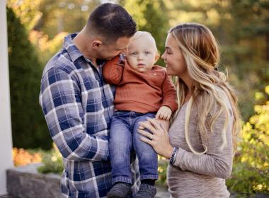 JJ with his parents