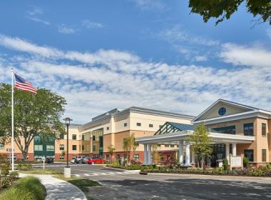 Exterior view of Northern Dutchess Hospital in Rhinebeck, NY