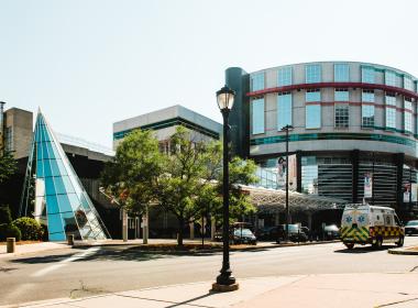 Exterior view of Connecticut Children's Medical Center in Hartford