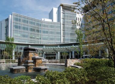 Exterior view of Danbury Hospital