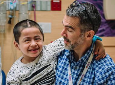 Fernando with Dr. Martin
