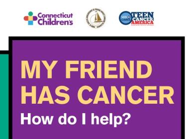 Brochure screenshot of My Friend Has Cancer How Can I Help