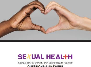 screenshot of the cover of the brochure for AYA about Sexual Health