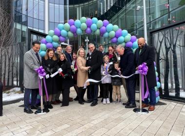 Ribbon cutting for new clinical tower