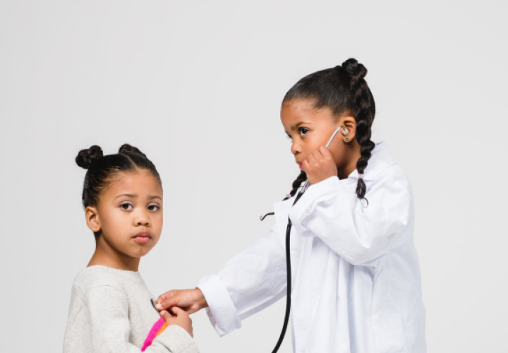 Kids playing Doctor