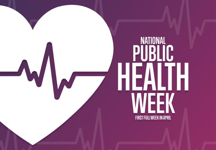 Graphic that represents National Public Health Week