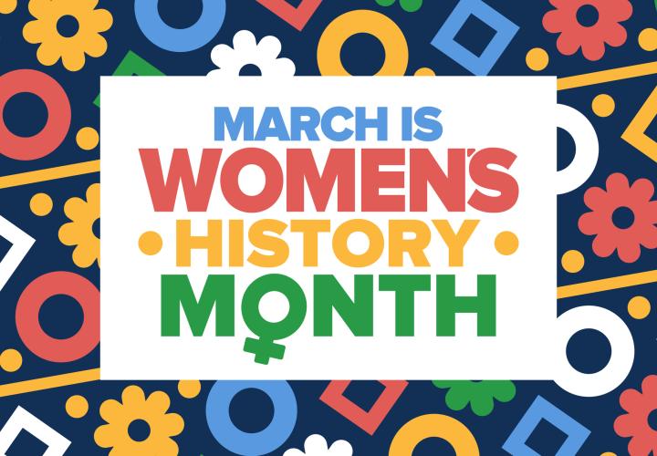 Women's History Month graphic