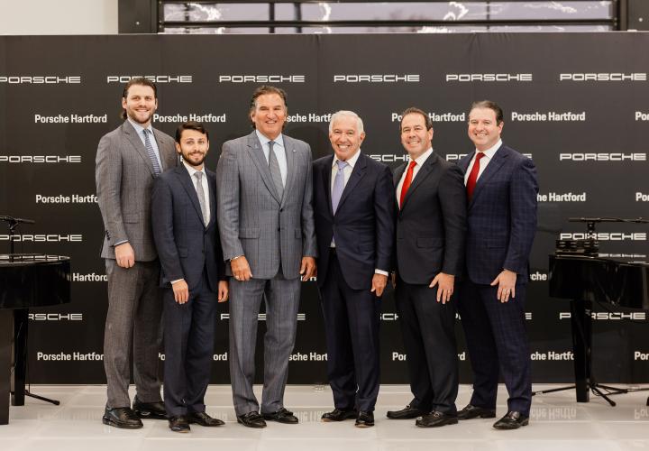 Jeffrey and Bradley Hoffman, Co-Chairmen, Hoffman Auto Group and Director Emeritus, Connecticut Children’s Corporate Board, family shot
