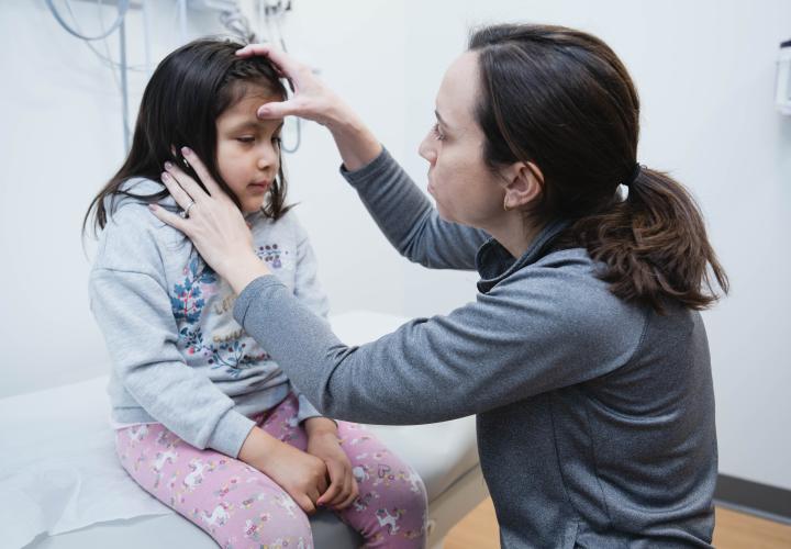 Child patient with provider