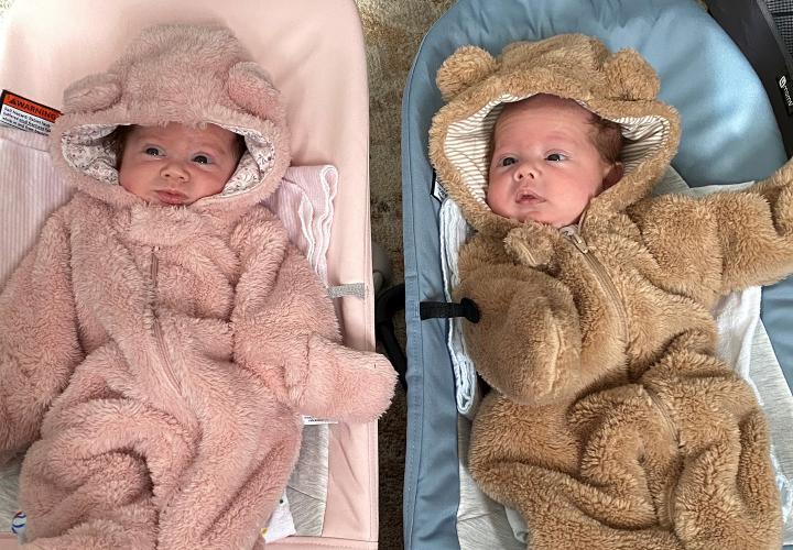 Patient family submitted photos for NICU patient story.