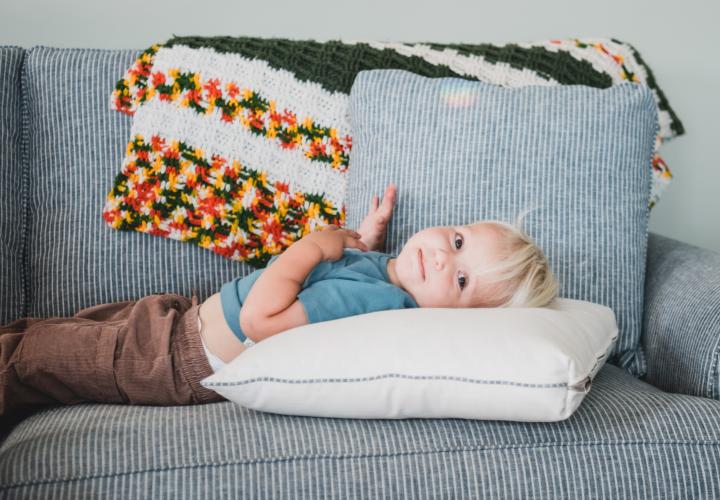 A patient diagnosed through the newborn screening program in his home.