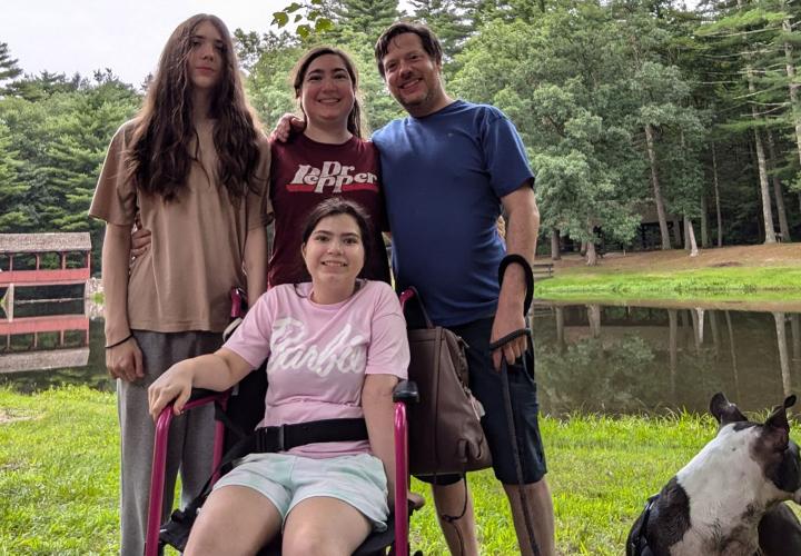 Marie and her family