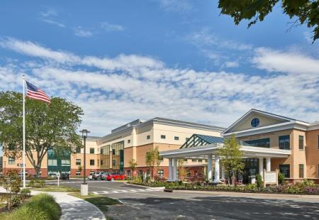 Exterior view of Northern Dutchess Hospital in Rhinebeck, NY