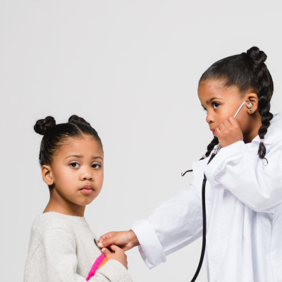 Kids playing Doctor