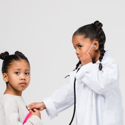 Kids playing Doctor