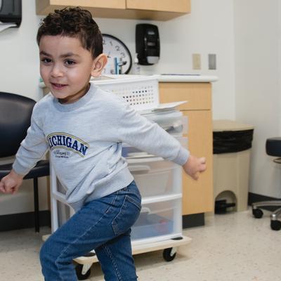 Marcus in a doctors office