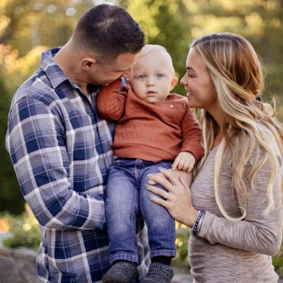 JJ with his parents
