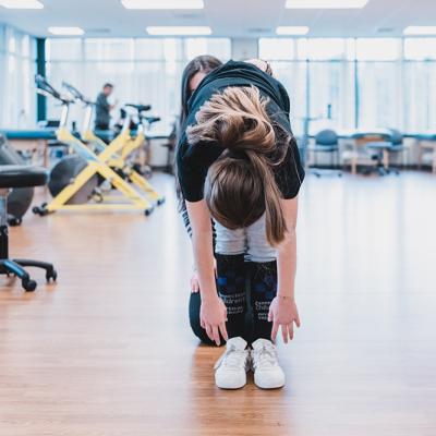 Young teen in PT