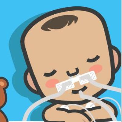 drawing of a baby laying next to a teddy bear