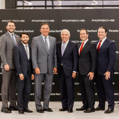 Jeffrey and Bradley Hoffman, Co-Chairmen, Hoffman Auto Group and Director Emeritus, Connecticut Children’s Corporate Board, family shot