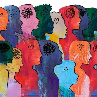 Artwork depicting mental health.
