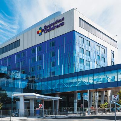 outside view of new clinical tower