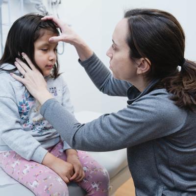 Child patient with provider