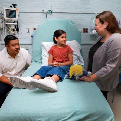 Photo taken for the pediatric emergency room opening at Norwalk hospital.