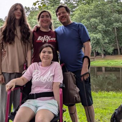 Marie and her family