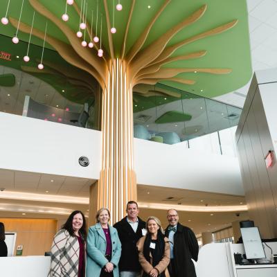 Tower ribbon cutting!