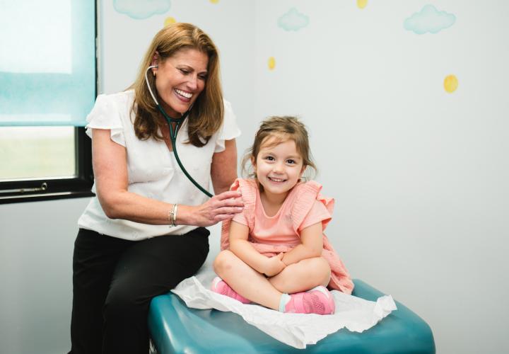 Care Network participant Pioneer Valley Pediatrics patients at a well-visit check-up. Care Network participant Pioneer Valley Pediatrics patients at a well-visit check-up.