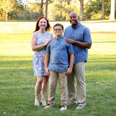 Elijah Stephens and family (Rachel Stephens, team member)